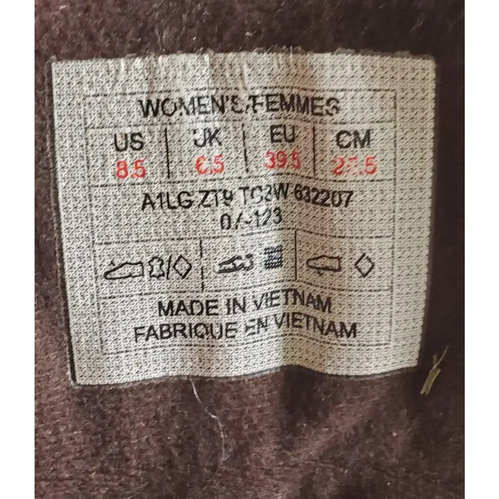 The North Face Womens Brown Purple Primaloft Fall Winter Boots Size 8.5 Quality